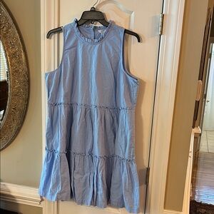Crown & Ivy Blue Sleeveless Mini Dress